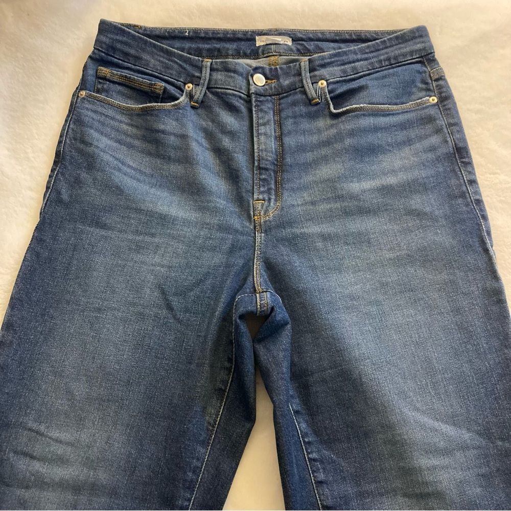 Good American Good Legs Straight Leg Jeans Size 15 34 - Picture 3 of 8